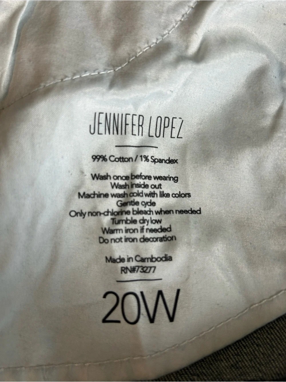Jennifer Lopez Distressed Boyfriend Jeans in Medium Blue - Picture 2 of 6